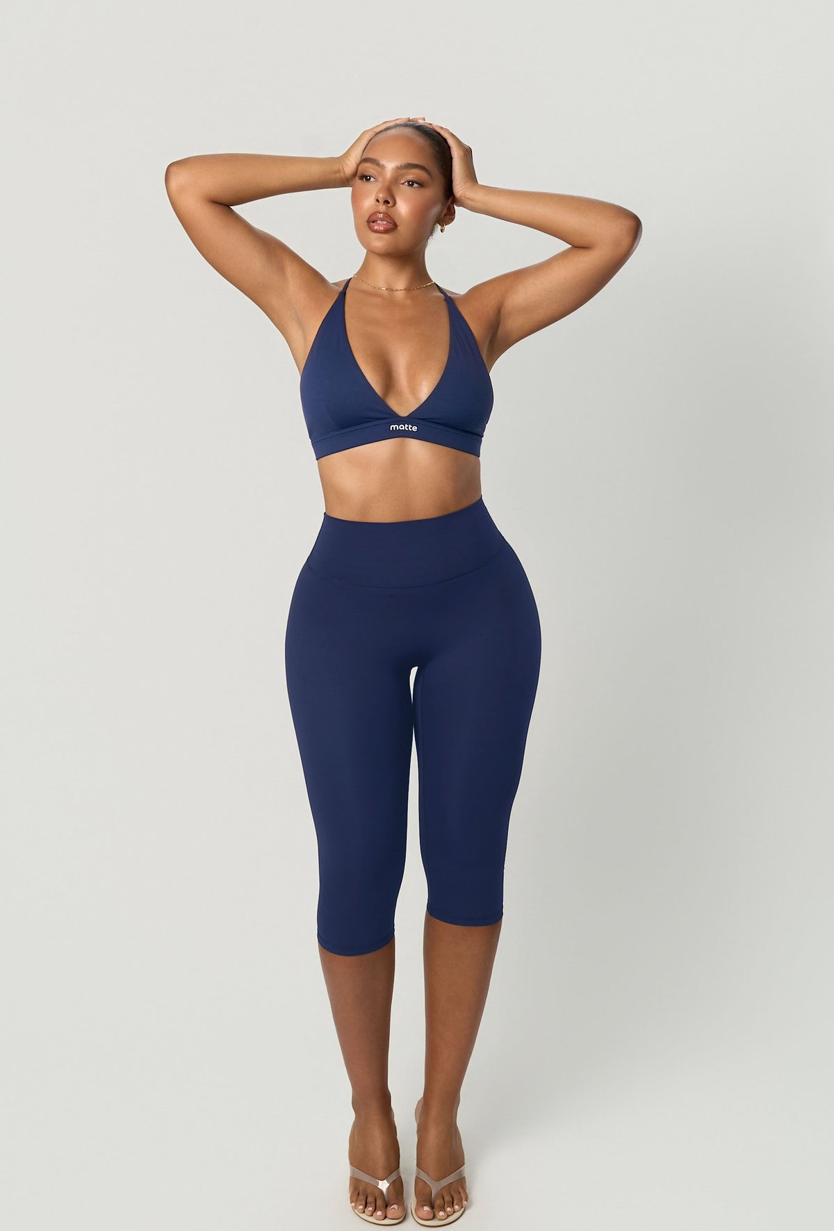 Capri Essential Legging - Navy