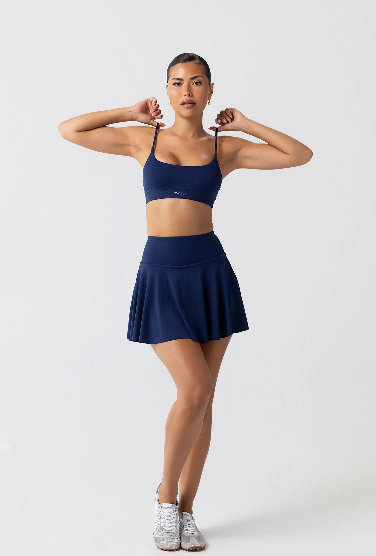 Lounge Tennis Skirt -Navy Galaxy