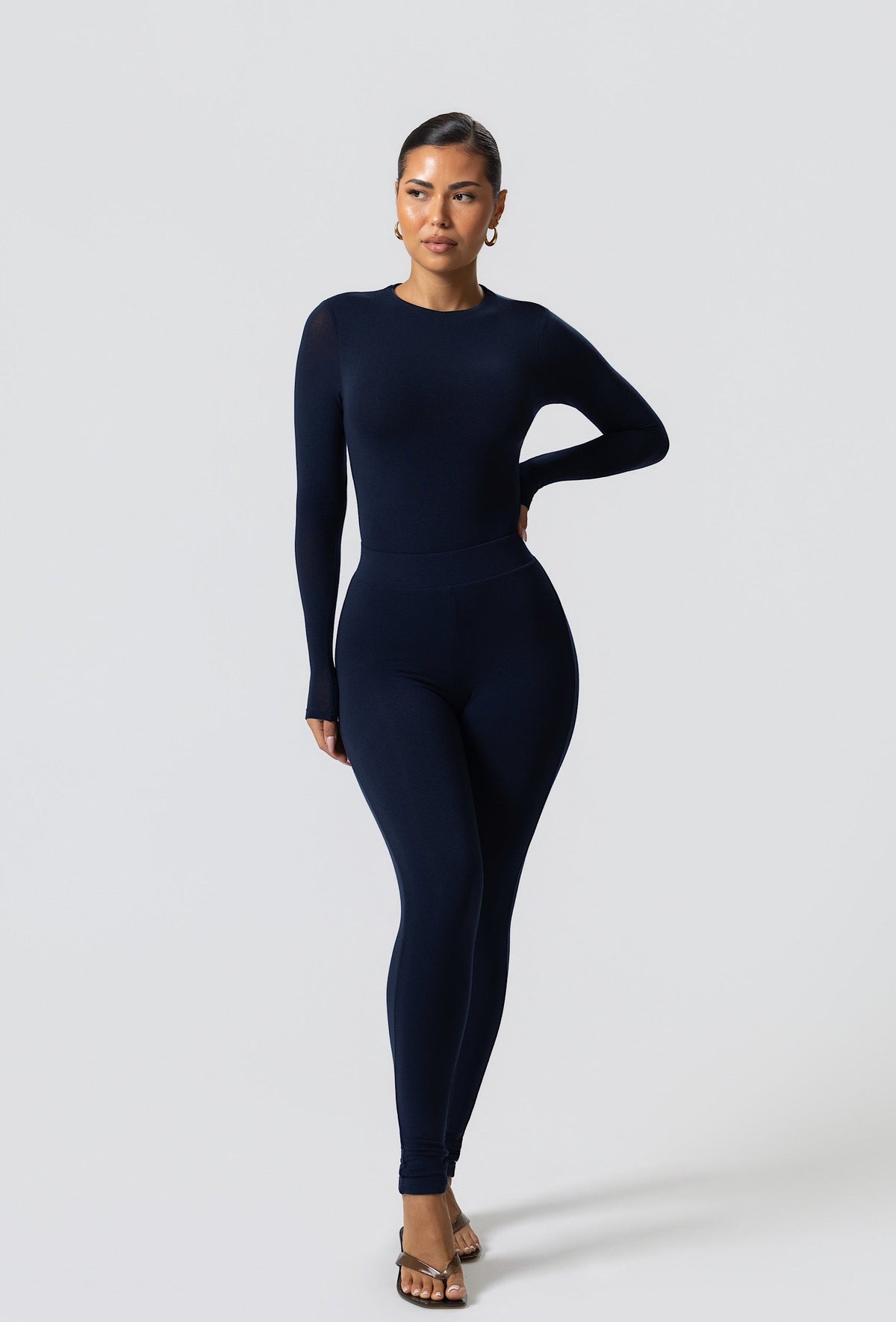 Matte Basix Sculpt Leggings - Navy