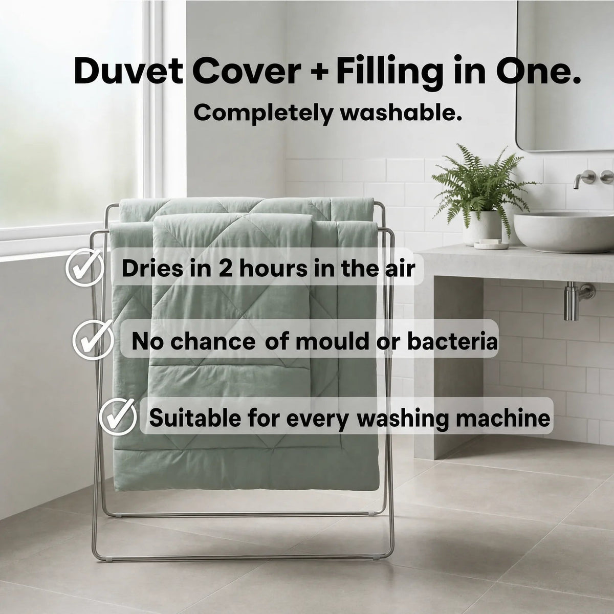 Soft Mint Green | EasySleep® Duvet