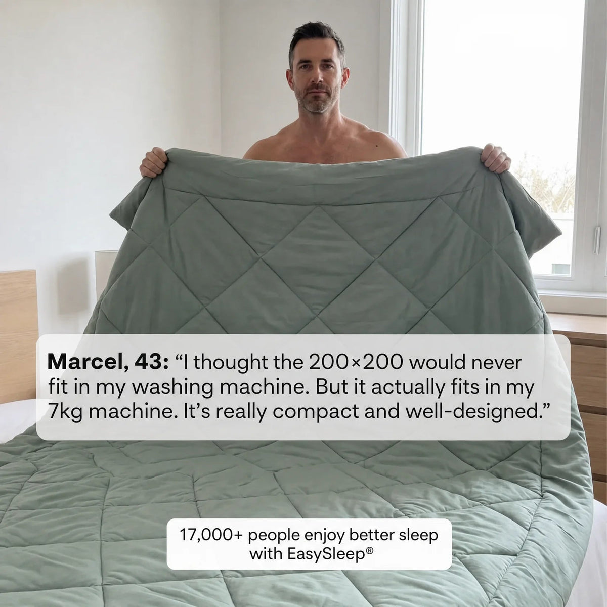 Soft Mint Green | EasySleep® Duvet